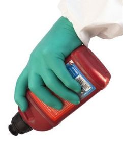 Перчатки нитриловые Kleenguard® G20 Atlantic Green для защиты от химических веществ, размер L ― KIMBERLY-CLARK* Professional
