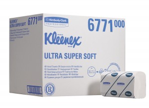 Бумажные полотенца в пачках KLEENEX® Ultra Super Soft, трехслойные ― KIMBERLY-CLARK* Professional