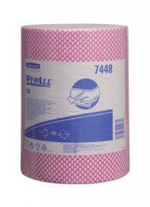 Протирочный материал WypAll® X50, в рулоне, красный ― KIMBERLY-CLARK* Professional