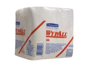 Протирочный материал WypAll® X80, в пачках, белый ― KIMBERLY-CLARK* Professional