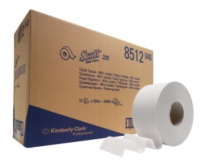 Туалетная бумага в больших рулонах SCOTT® Mini Jumbo, двухслойная, 200м ― KIMBERLY-CLARK* Professional