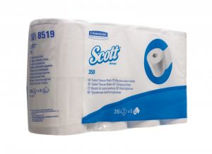 Туалетная бумага в стандартных рулонах SCOTT® 350 двухслойная ― KIMBERLY-CLARK* Professional