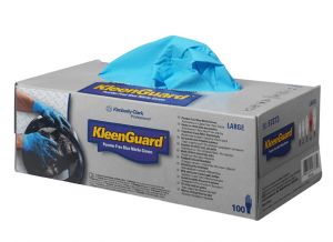 Перчатки нитриловые KLEENGUARD* G 10, размер S, голубые ― KIMBERLY-CLARK* Professional