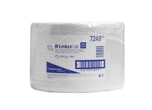 Протирочный материал WypAll® L20 в большом рулоне / белый ― KIMBERLY-CLARK* Professional