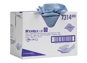 Протирочный материал WypAll® L30 в коробке BRAG* Box / голубой ― KIMBERLY-CLARK* Professional