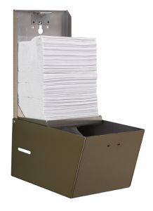 Диспенсер для туалетной бумаги в пачках металлический (малый) ― KIMBERLY-CLARK* Professional